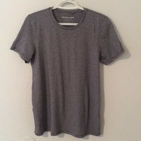 Everlane Tops - Everlane Microstripe Crewneck Tee